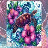 Turtle Hibiscus Mockup Image