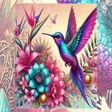 Vibrant Hummingbird Mockup Image