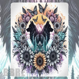 Wolf Floral Mockup Image