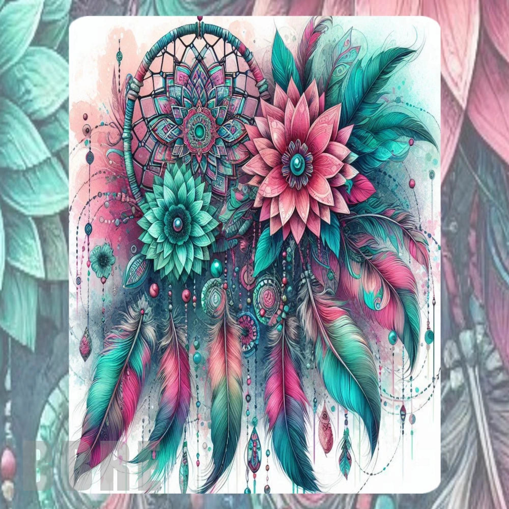 Floral Dreamcatcher Mockup Image