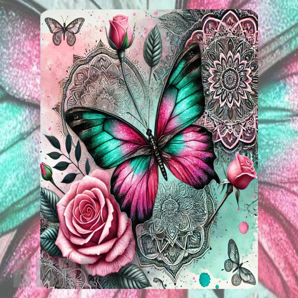 Butterfly Rose Mockup Image