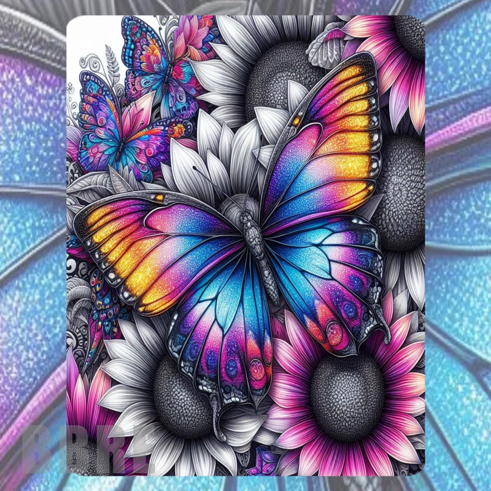 Colorful Butterfly 4 Mockup Image