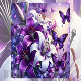 Purple Lily Mockup Image