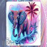 Colorful Elephant Mockup Image