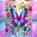 Colorful Butterfly 5 Mockup Image