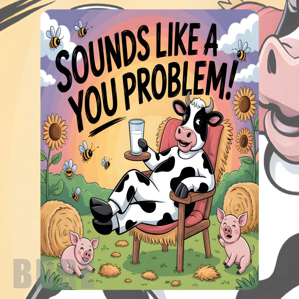 Cow Quote Mockup Image