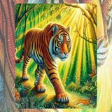 Vibrant Tiger Mockup Image