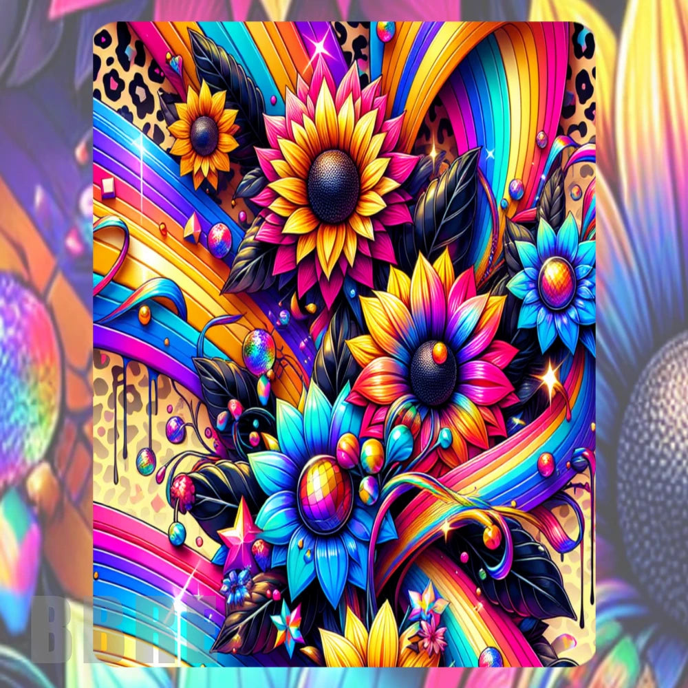 Vibrant Floral 3 Mockup Image