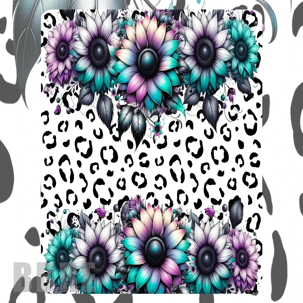 Floral Leopard Mockup Image