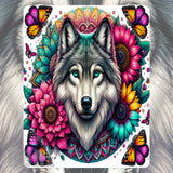 Wolf Floral 2 Mockup Image