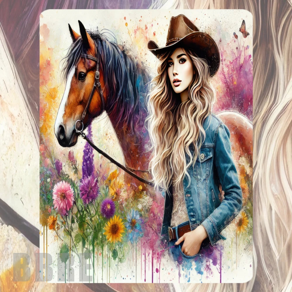 Horse Girl Mockup Image