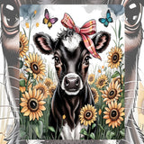 Sunflower Cow Mockup Image