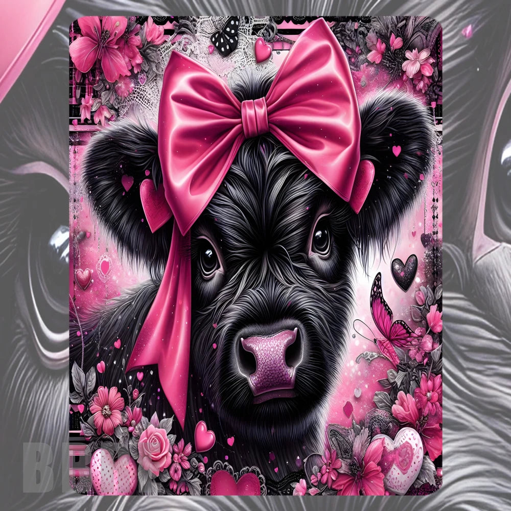 Pink Bow Mockup Image