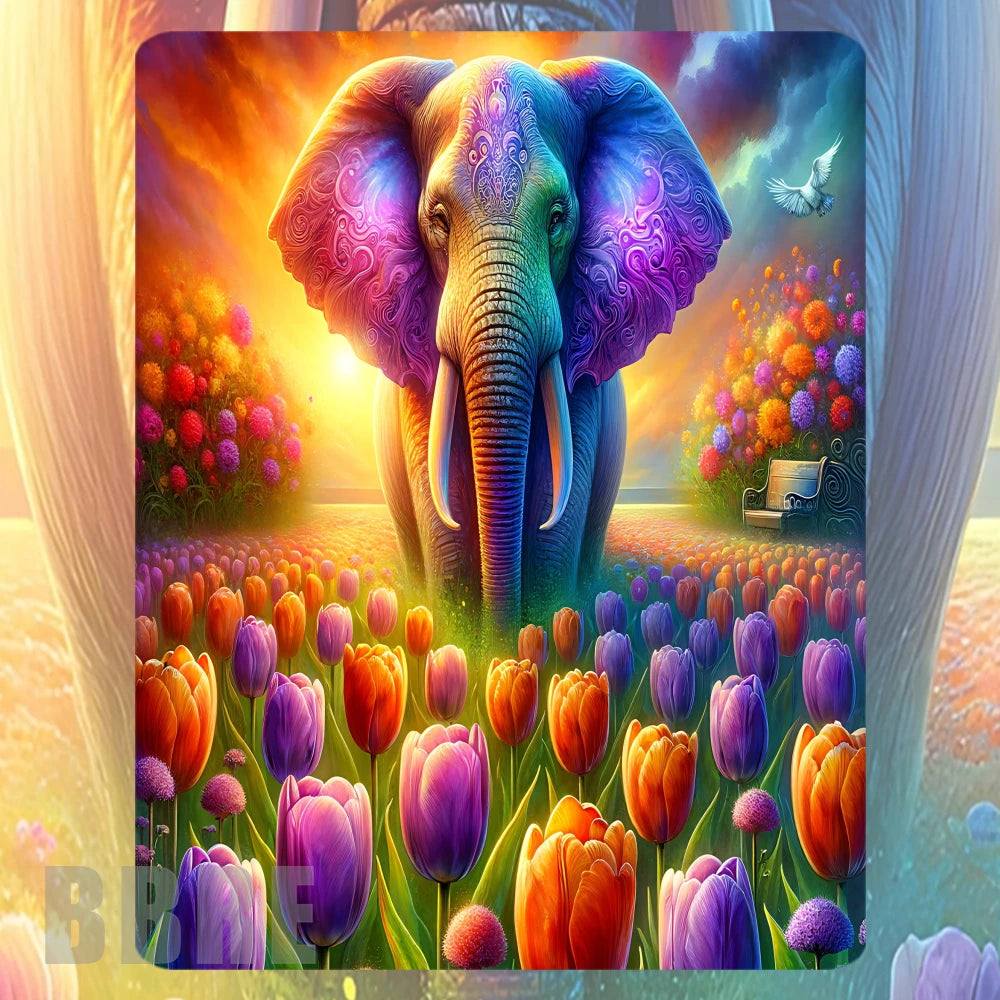 Colorful Elephant 2 Mockup Image