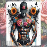 Floral Skull 10 Mockup Image