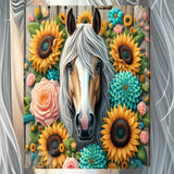 Floral Horse 6 Mockup Image