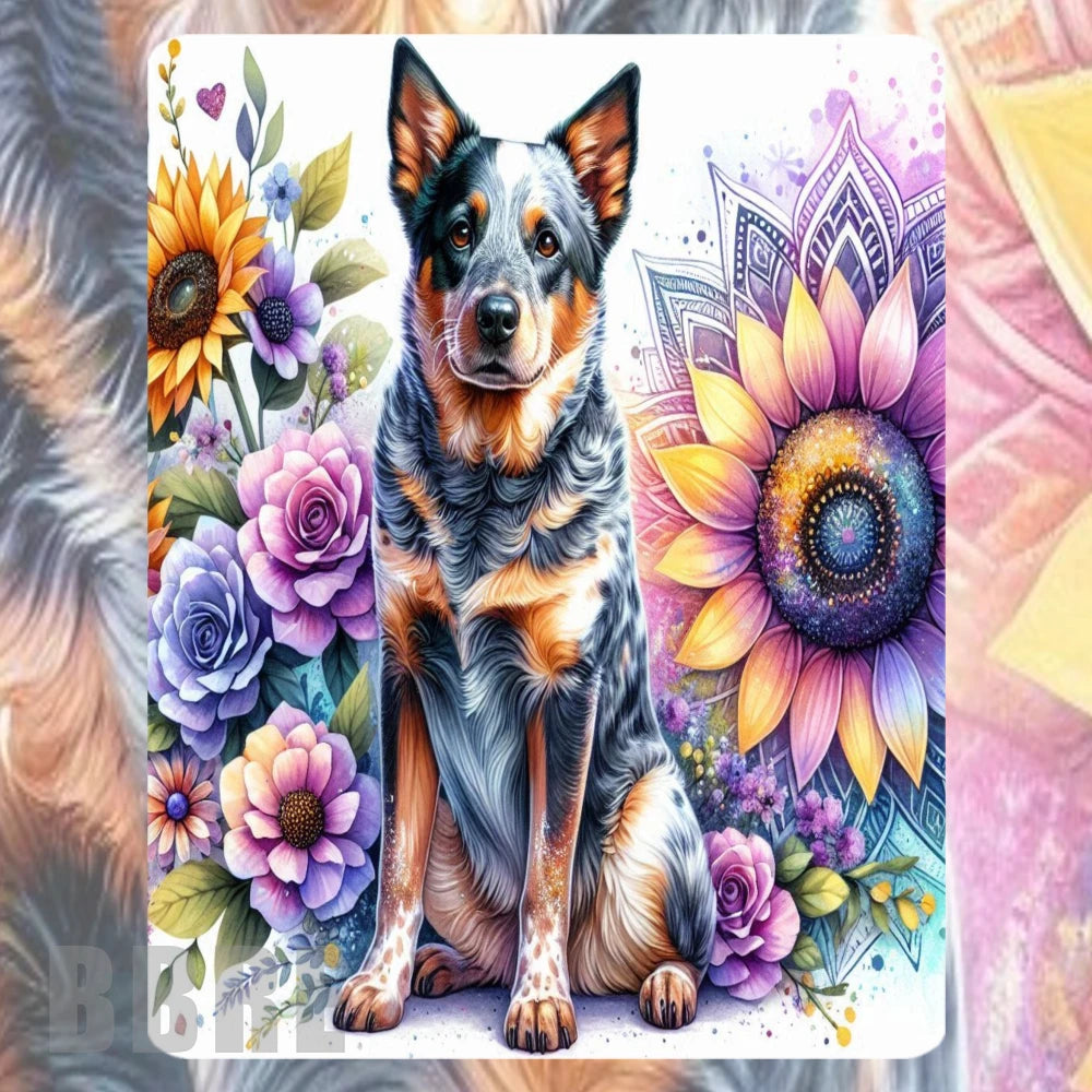 Floral Dog Mockup Image