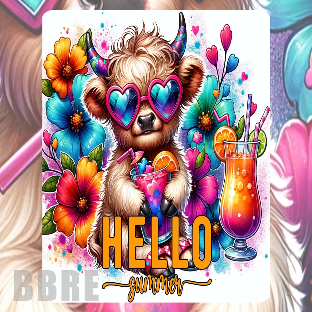 Colorful Bear Mockup Image