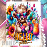 Colorful Bear Mockup Image
