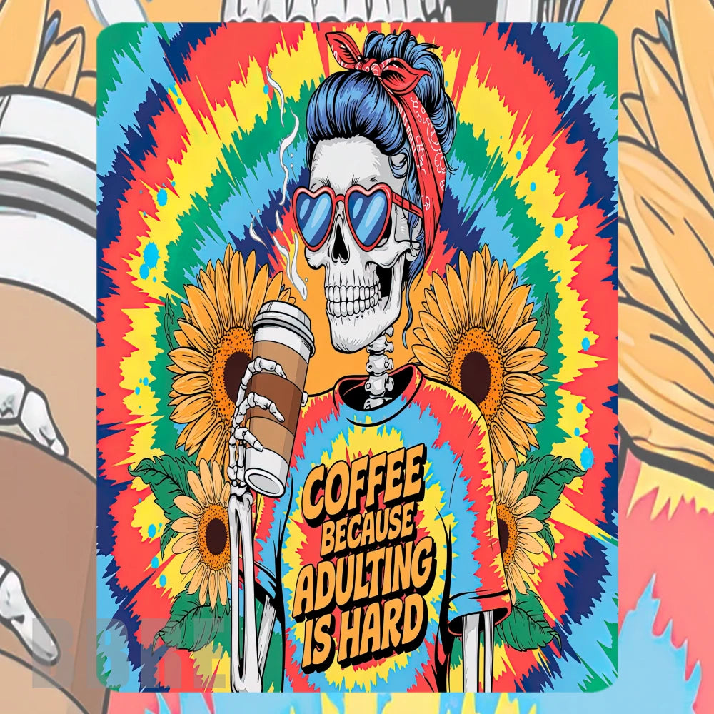 Coffee Skull Mockup Image