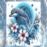 Dolphin Floral Mockup Image