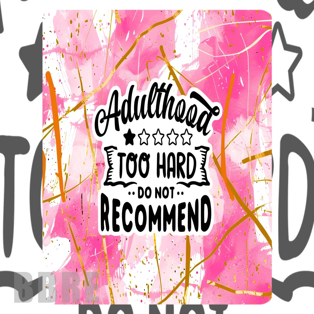 Adulthood Notebook 2 Mockup Image