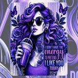 Purple Glamour Mockup Image