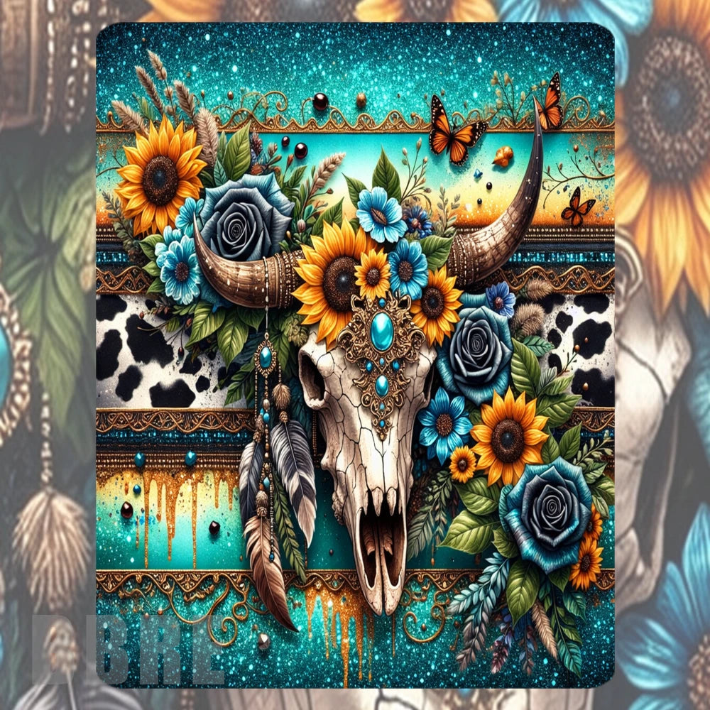 Floral Skull 3 Mockup Image