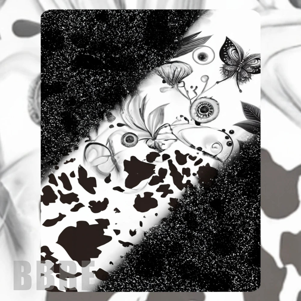 Floral Contrast Mockup Image