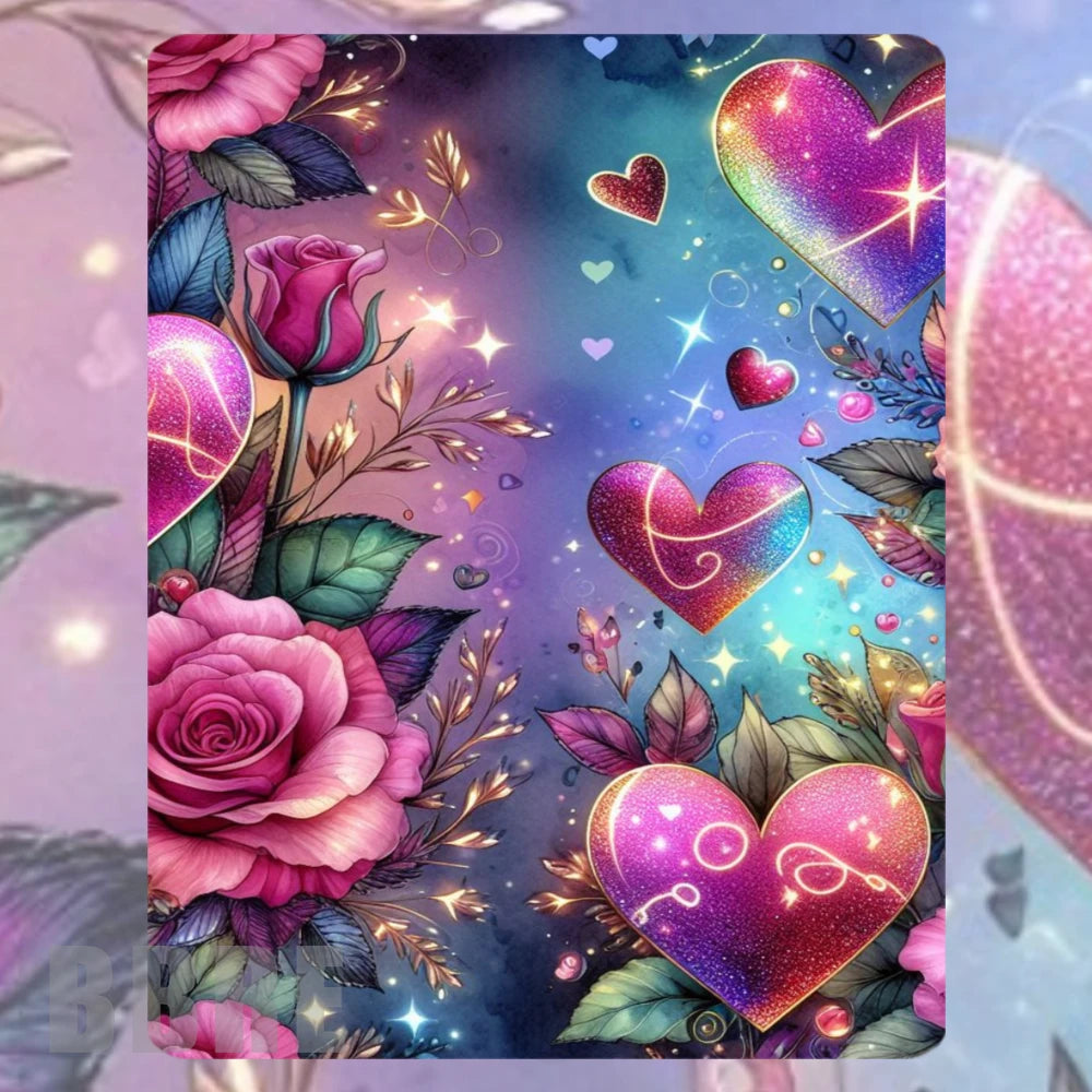 Floral Heart Mockup Image