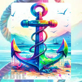 Colorful Anchor Mockup Image