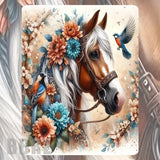 Floral Horse 7 Mockup Image
