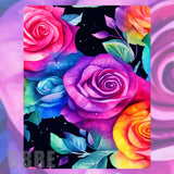 Vibrant Roses Mockup Image