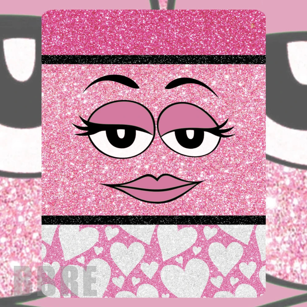 Pink Glitter Mockup Image