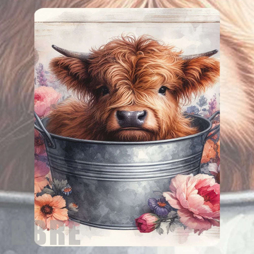 Highland Cow 3 Mockup Image