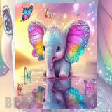 Rainbow Elephant Mockup Image