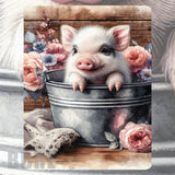 Piglet Floral Mockup Image