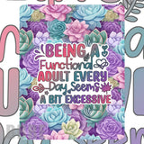 Floral Adulting Mockup Image