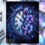 Floral Clock Mockup Image