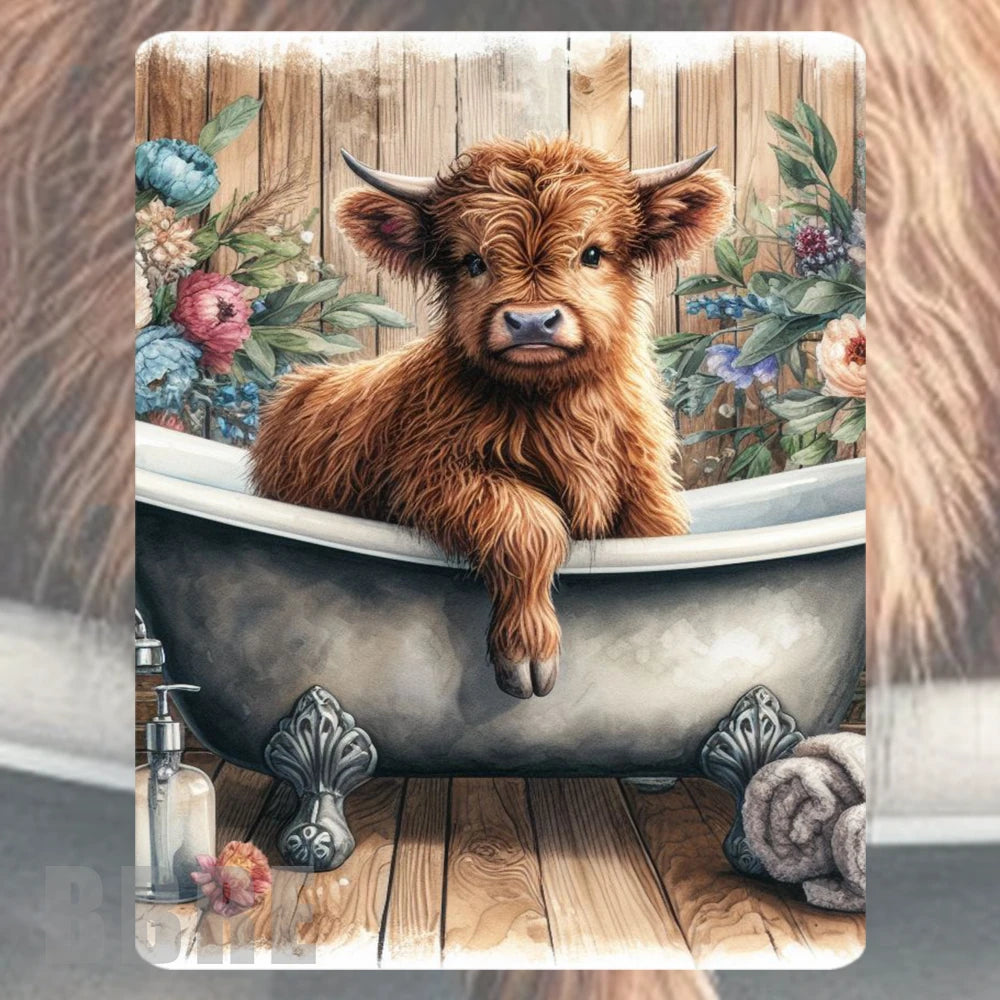 Highland Cow 8 Mockup Image