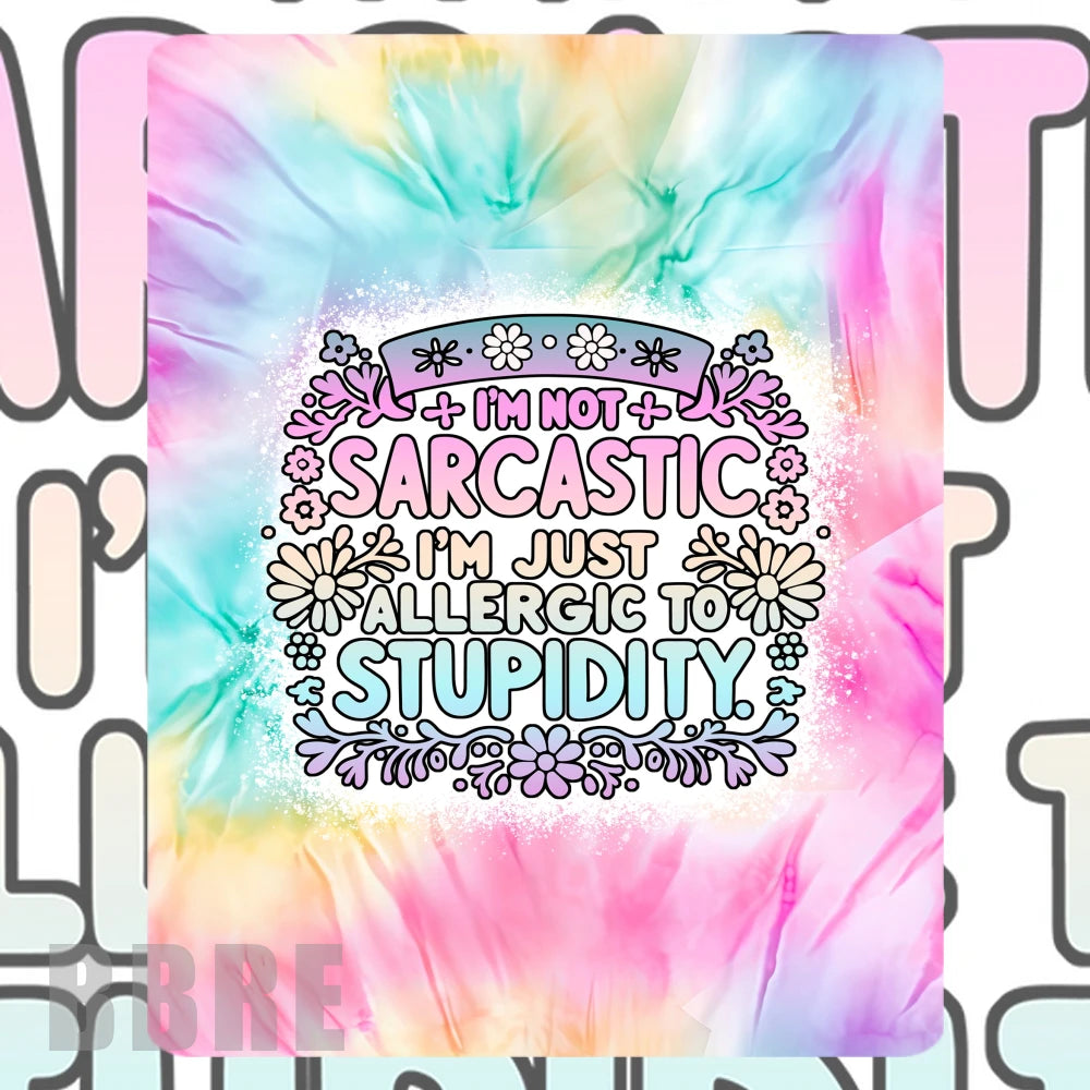 Sarcastic Allergy Mockup Image