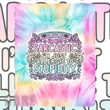 Sarcastic Allergy Mockup Image