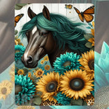 Horse Floral 2 Mockup Image