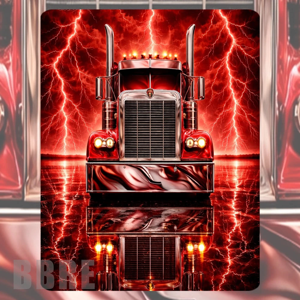 Red Truck 2 Mockup Image