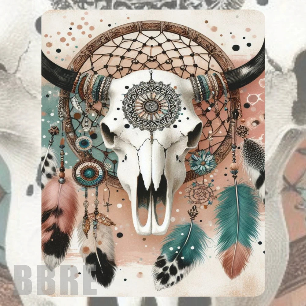 Dreamcatcher Skull Mockup Image