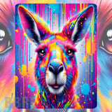 Colorful Kangaroo Mockup Image