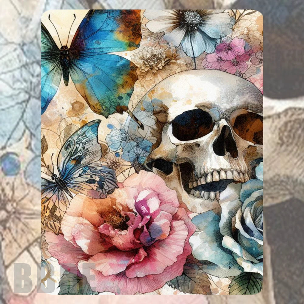 Butterfly Skull Mockup Image