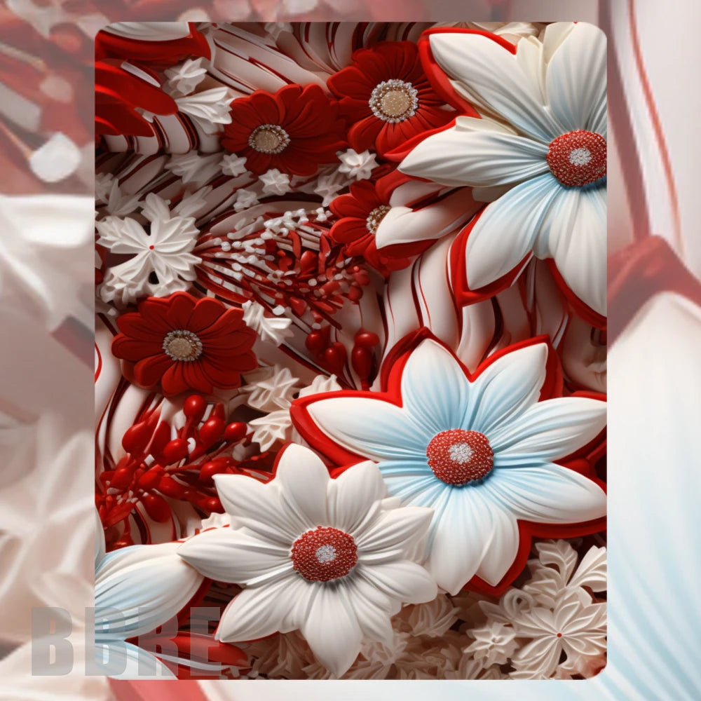 Floral Burst 4 Mockup Image