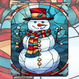 Snowman Art Mockup Image