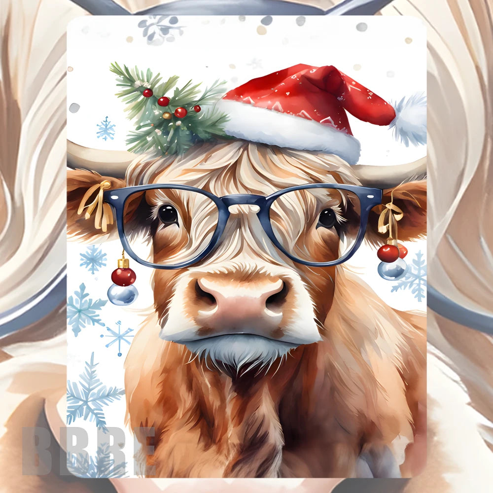 Festive Cow Mockup Image